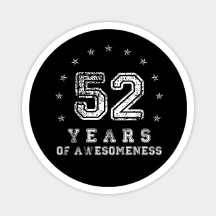 Vintage 52 years of awesomeness Magnet